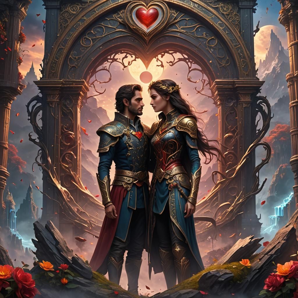 Eclipsed Hearts Book Cover Concept Art
