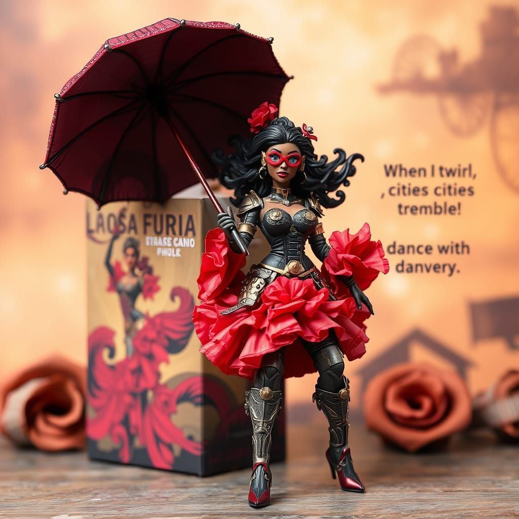 Steampunk Siren in Glittery Bubble Letters