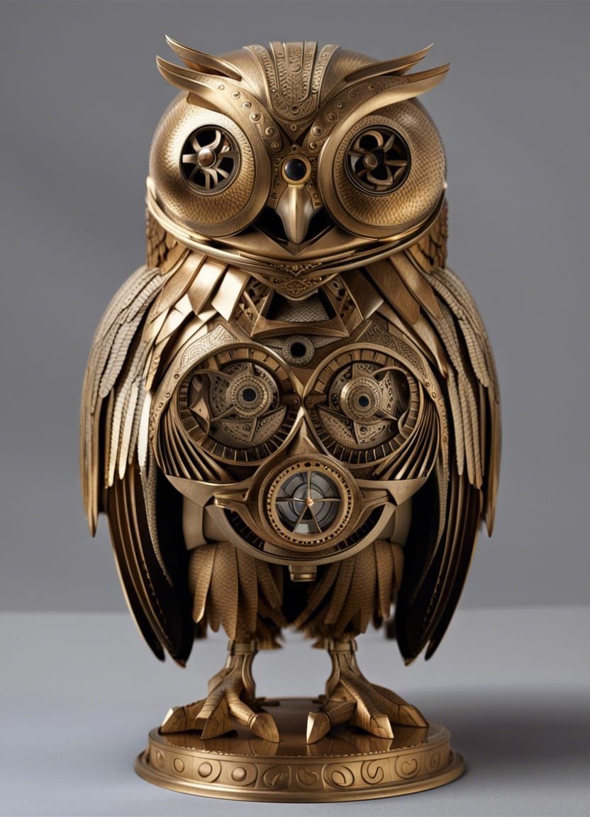 "Bubo" - Clockwork Replica of Athena's Beloved Mmagical Owl [ Clash of the Titans (1981) ]