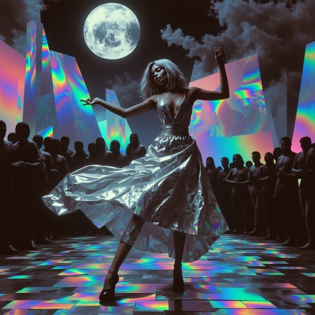 Retro-Futuristic Disco Goddess