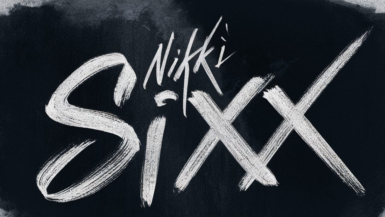 Nikki Sixx Signature in Cursive Handwriting