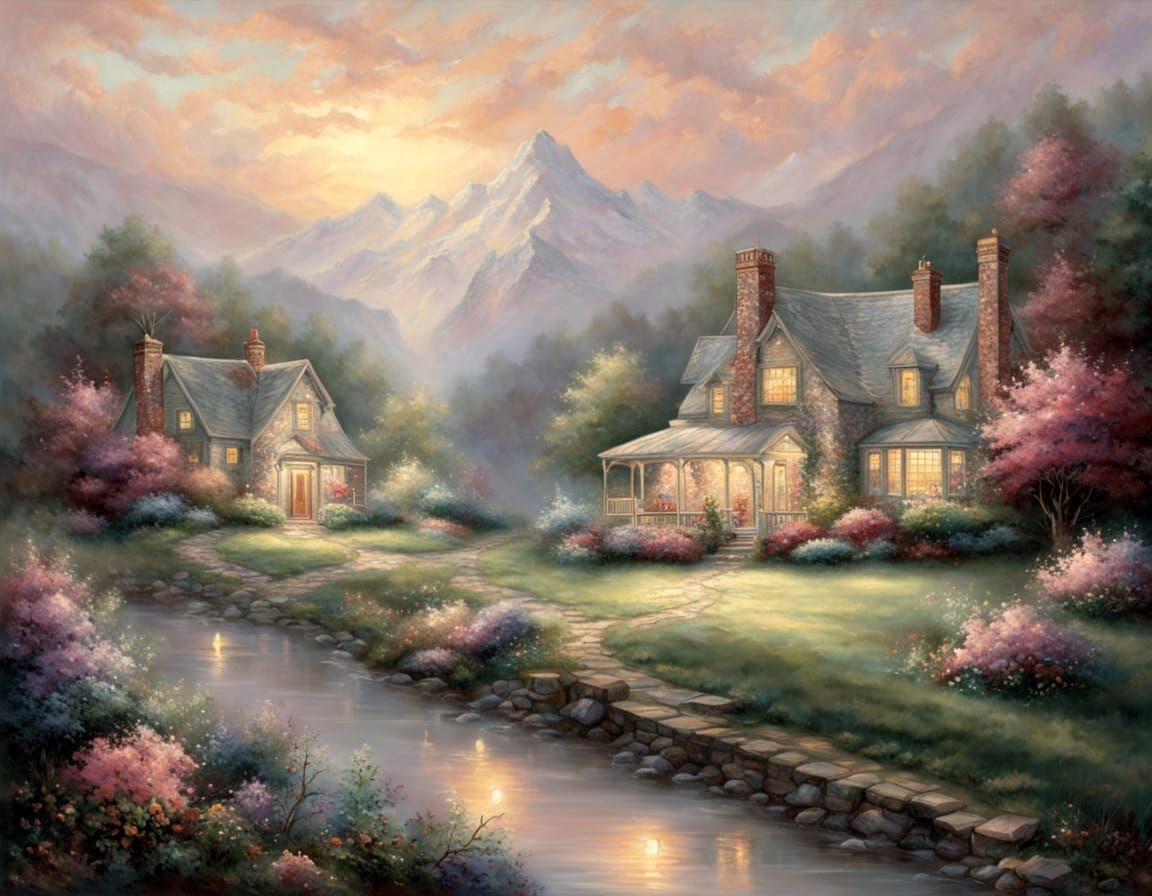 Ethereal Crystal Bottles Glowing in Soft Colors