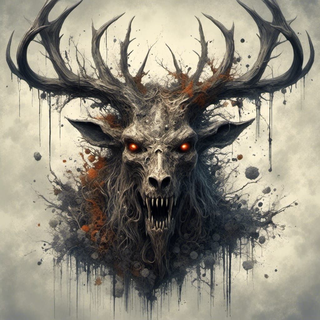 Wendigo portrait