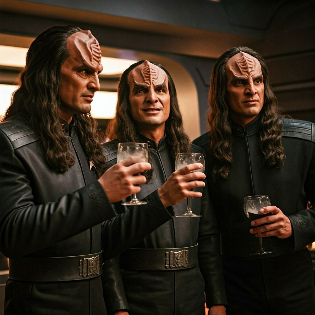 Klingon Celebration Aboard Ship in DS9 Style