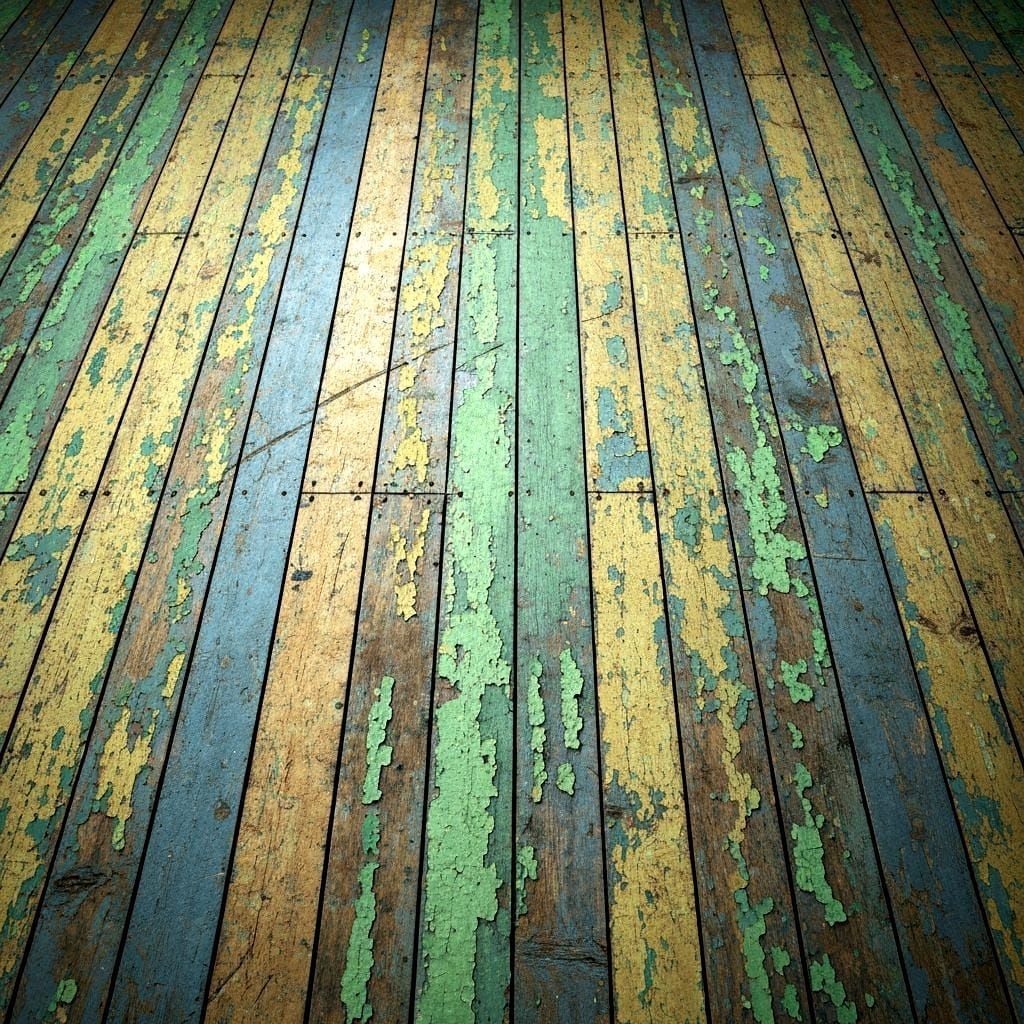 Seamless Old Painted Wood Texture in 8K