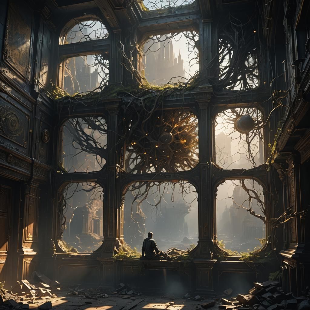 Dust Motes in Sunlight: A Dark Fantasy Concept