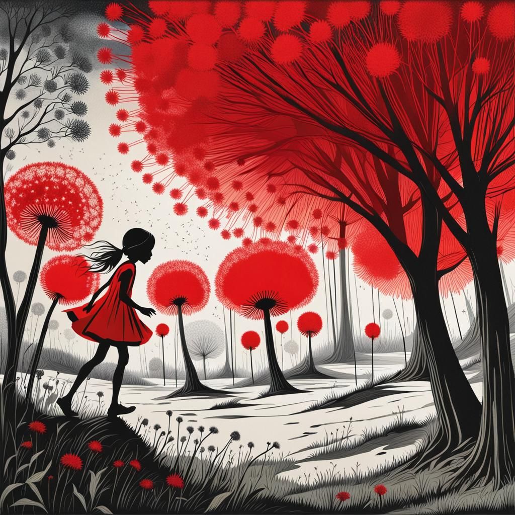 Surreal Childlike Landscape Inspired by Early Photography