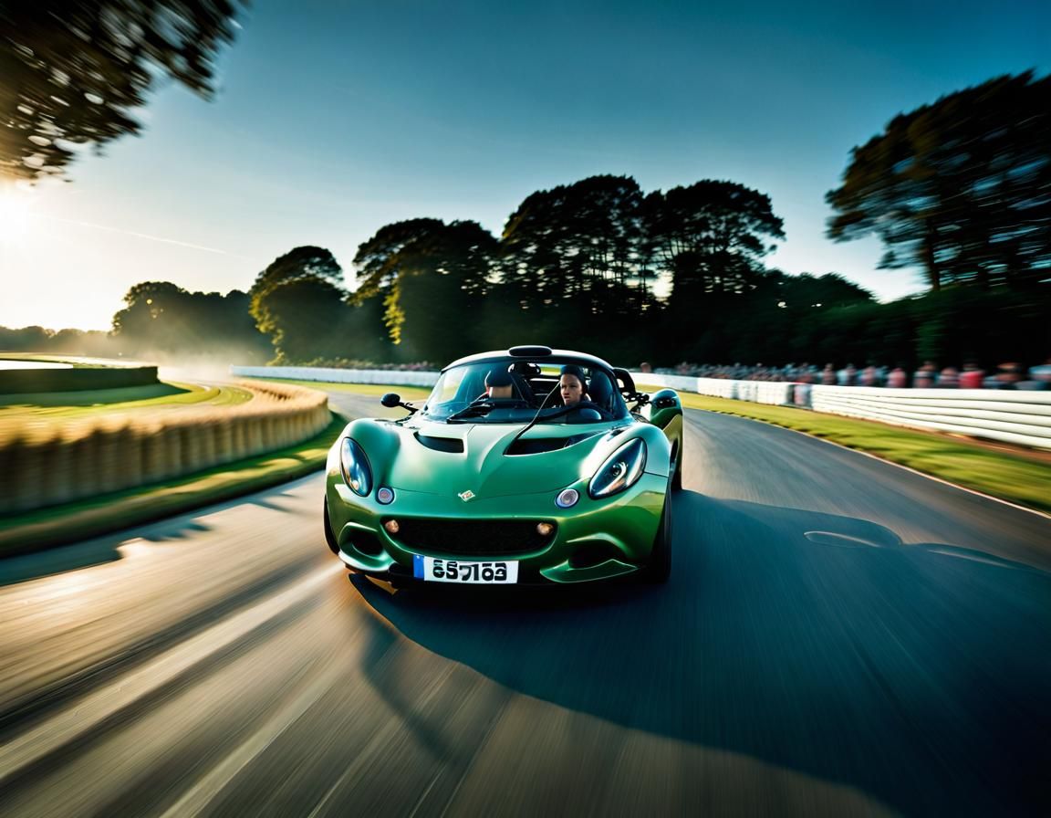 Lotus Elise Races at Goodwood Festival