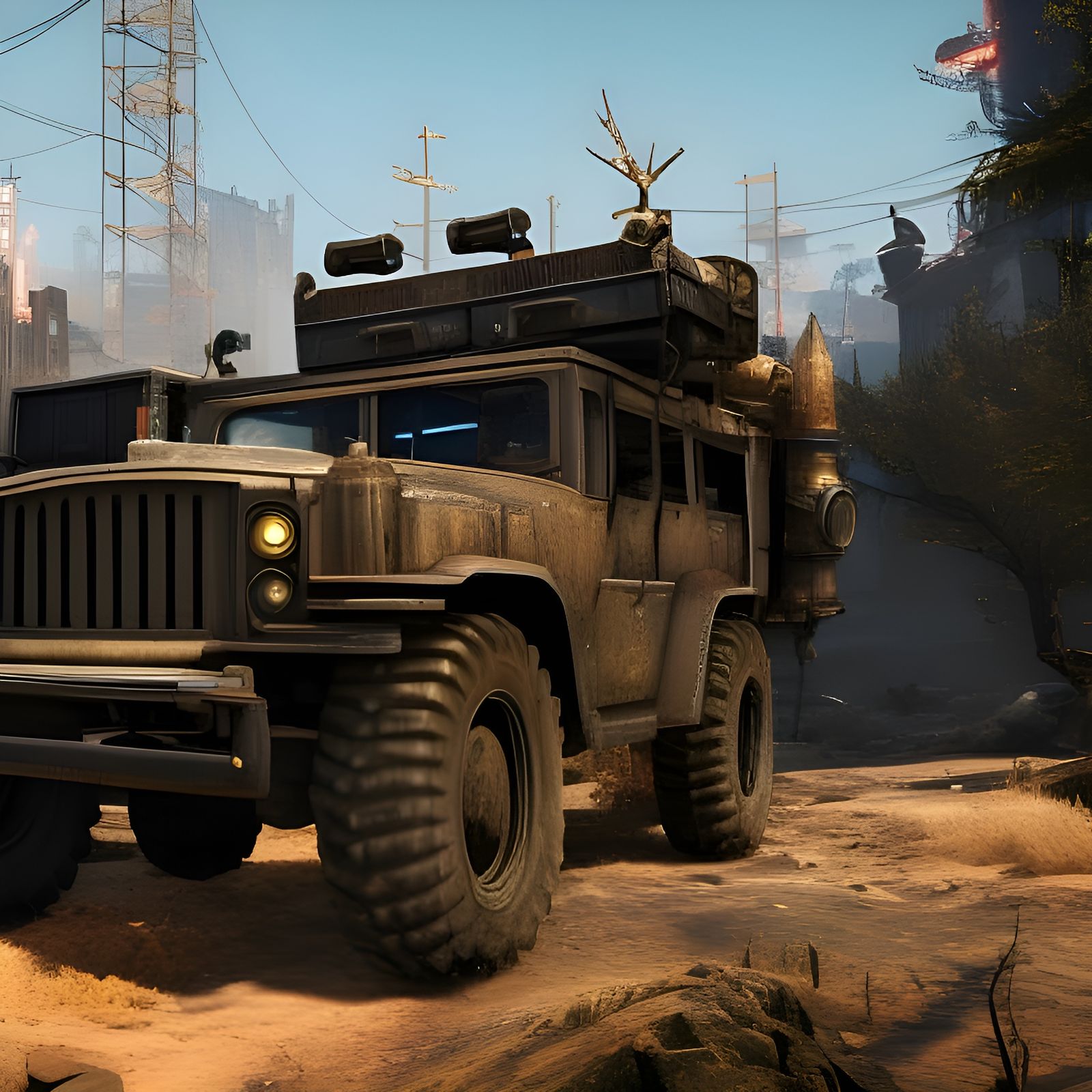 Fallout 4 Mobile Phone, Detailed Digital Art