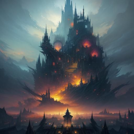 Fantastical Art in Yoshitaka Amano Style