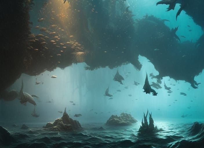 Underwater scene