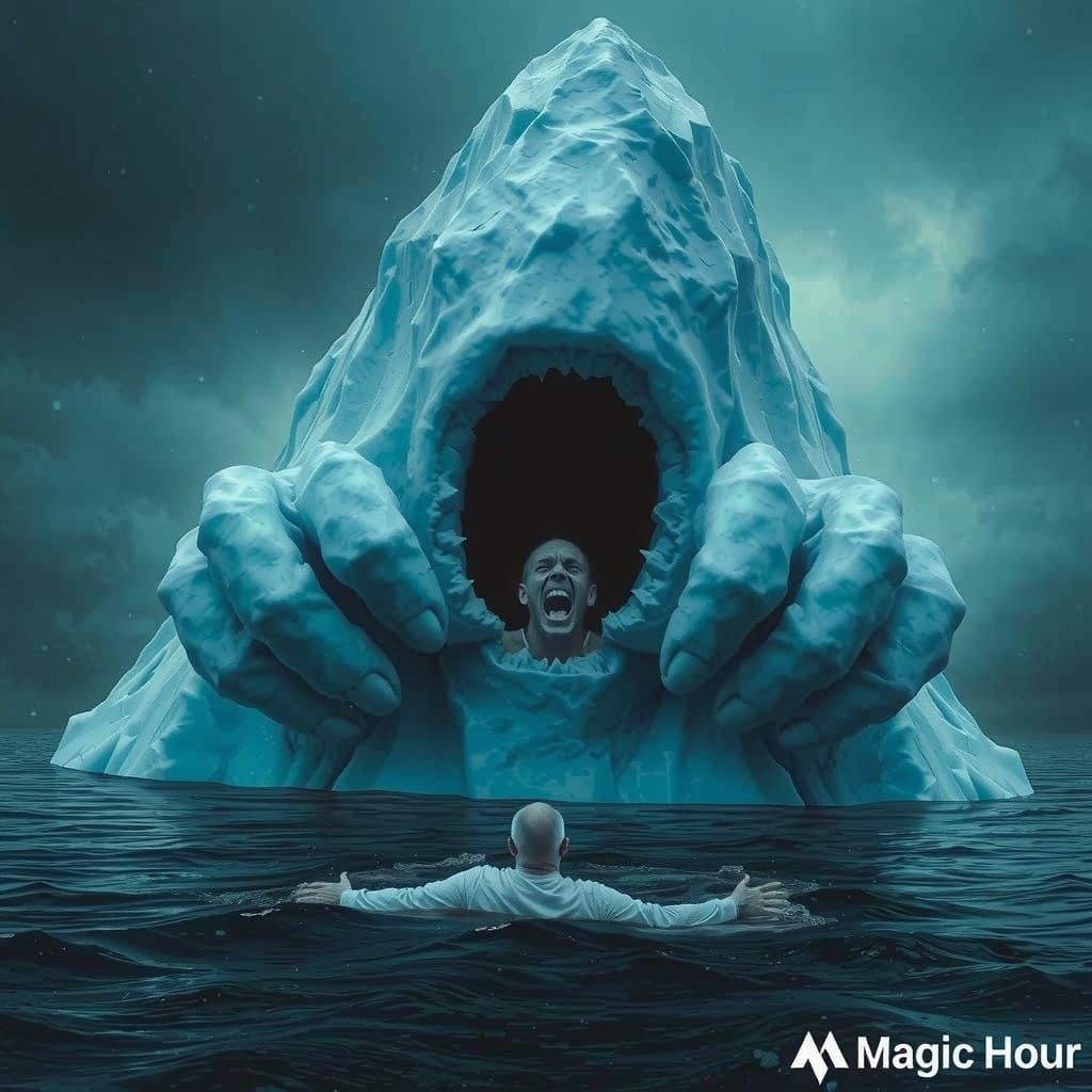 Eldritch Horror Iceberg in Ultrarealistic Terror