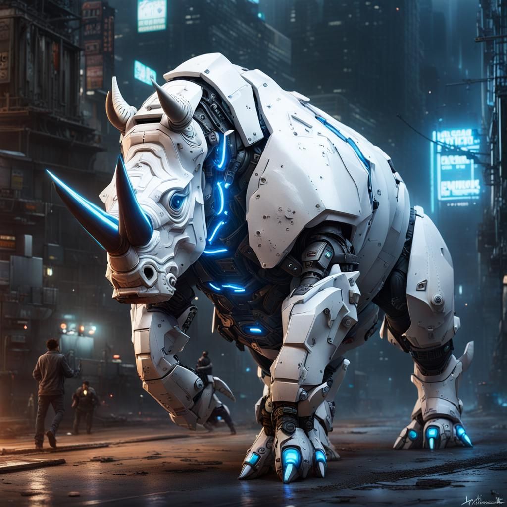 16 Nft Cyberpunk rhino