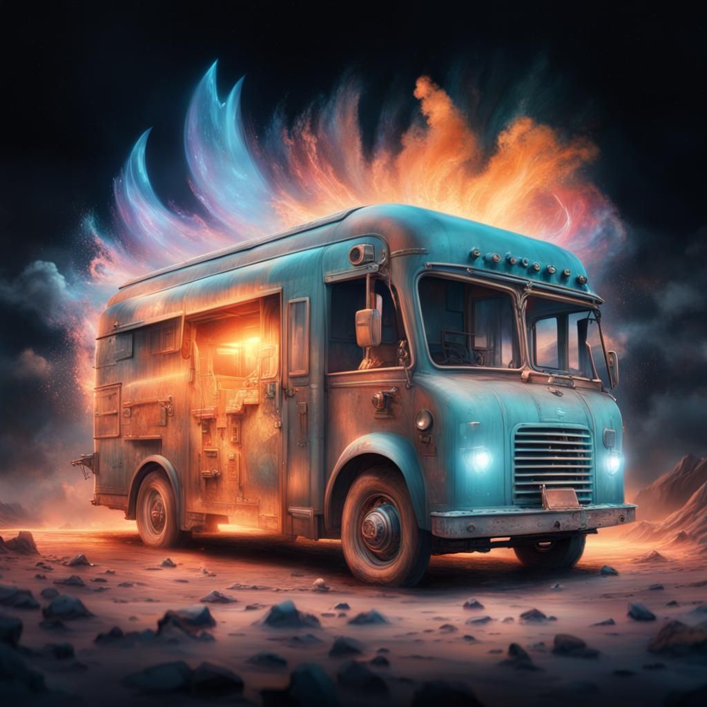 Dramatic Maximalist Digital Matte Painting