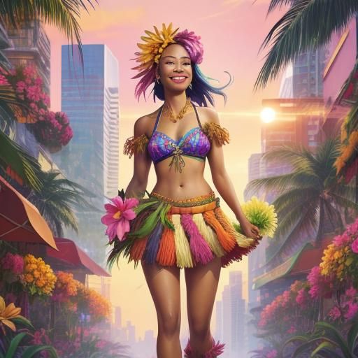 Tropical Concept Art: Mampi in Cityscape