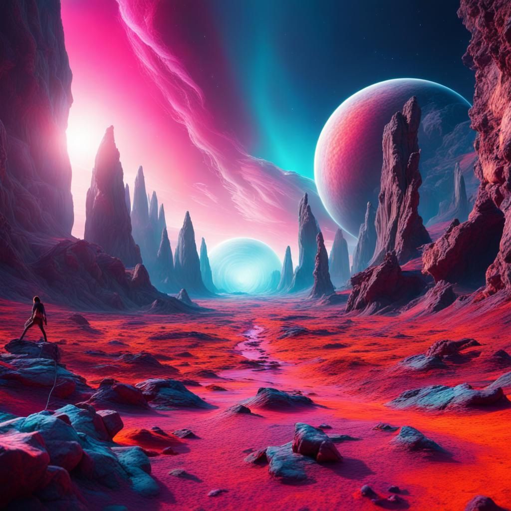Evolution in a Cosmic Futuristic Landscape
