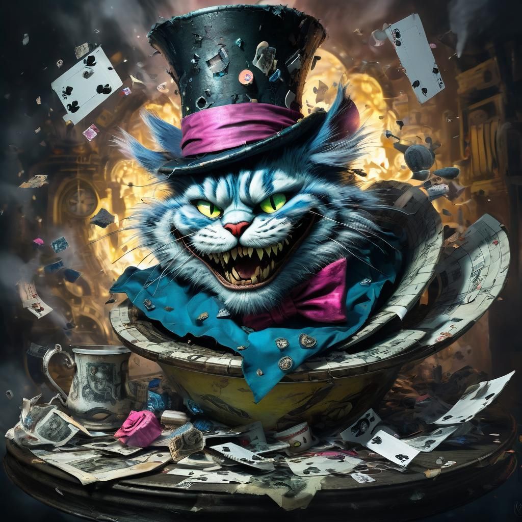 Sinister Shattered Alice in Wonderland