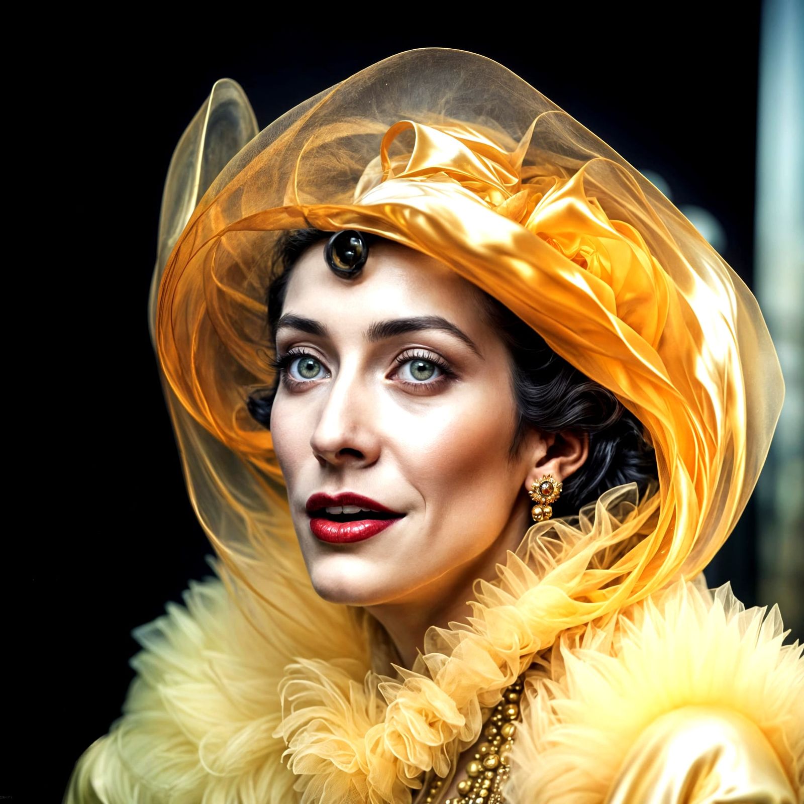 Extravagant Alien Characters in Bizarre Cosmic Couture