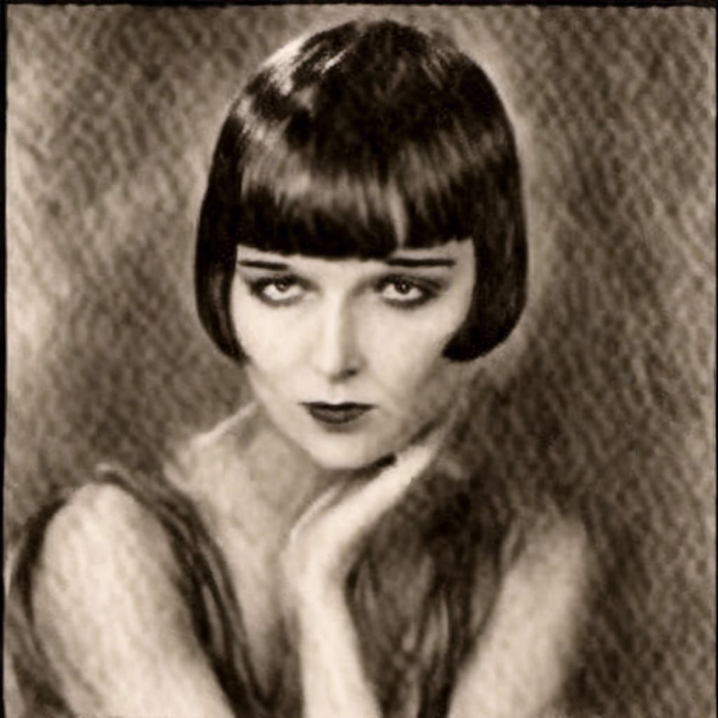 Louise Brooks Inspired Artistic Portrait
