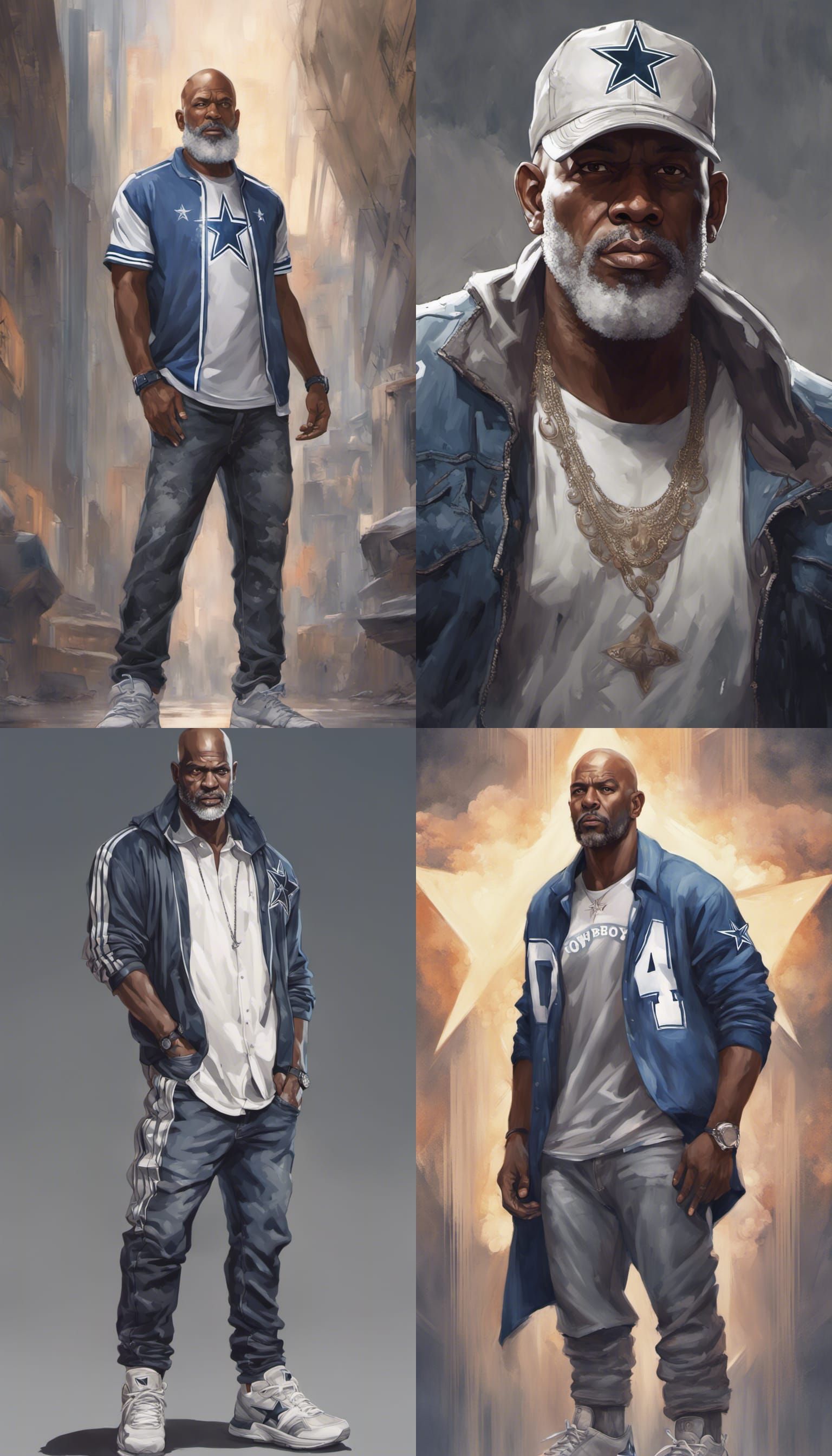 Hyperdetailed Portrait of a Cowboys Fan in Unreal Engine 5