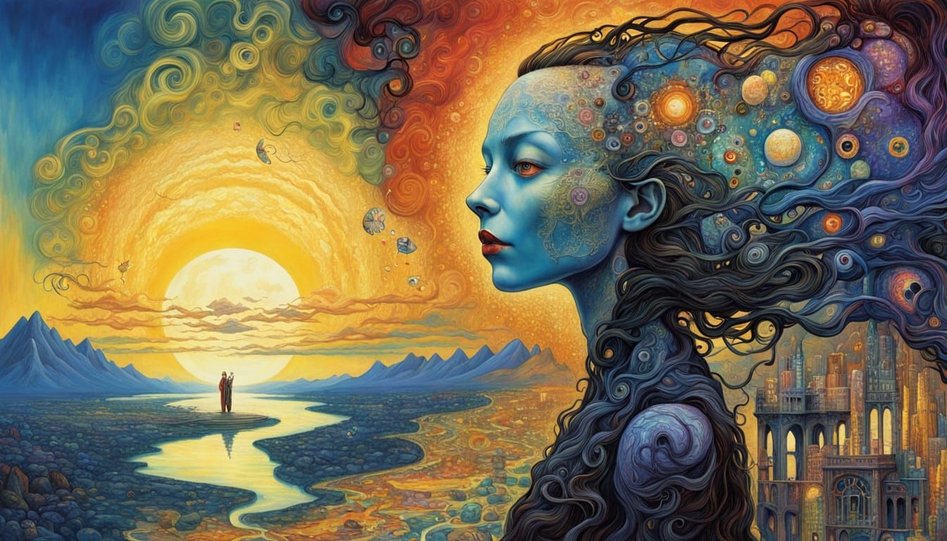 Bestial Utopia in Art Nouveau Style