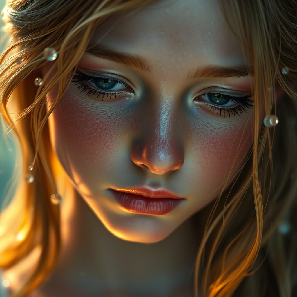 Whispers of Regret in Emerald Hues