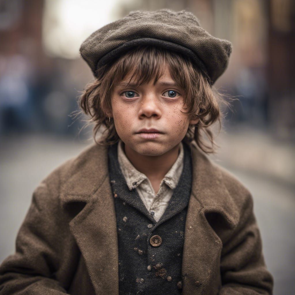 Dickensian Street Urchin: Professional Photography