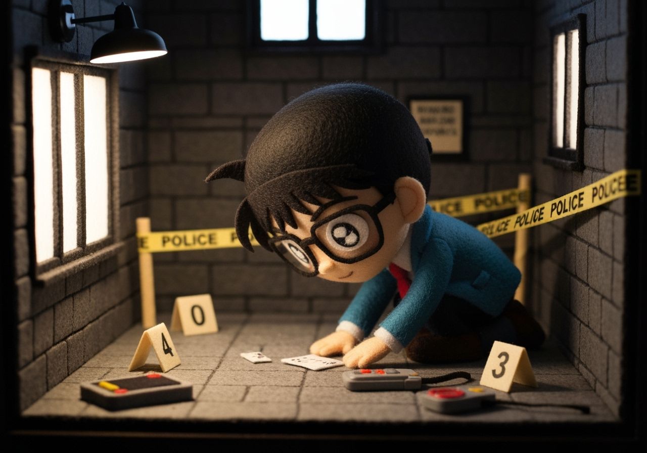 Edogawa Conan Investigates: A Cozy Felt Diorama