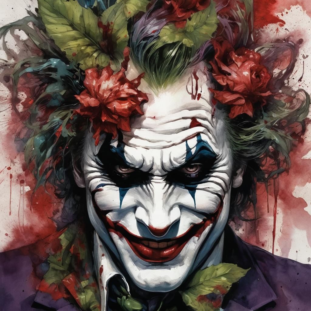 The Clown Prince of Crime Splash Art