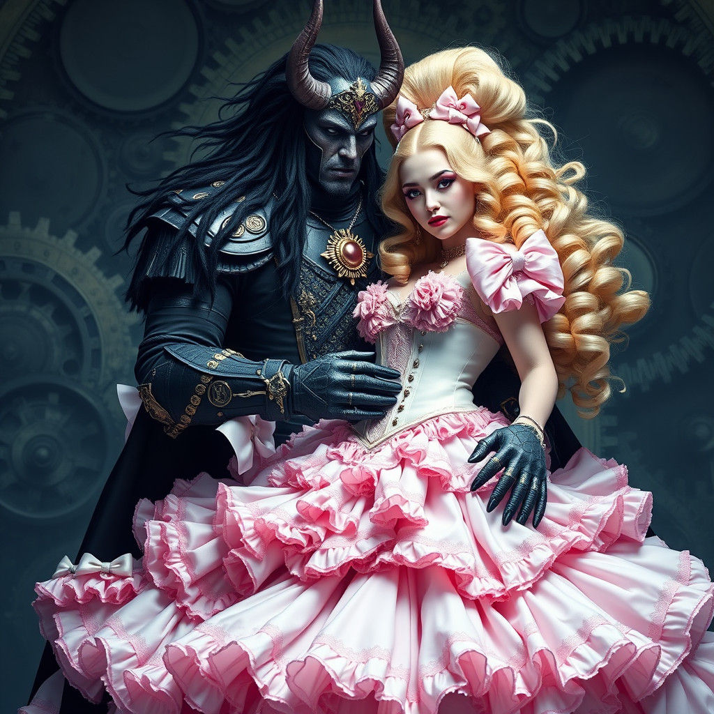 Demon King Abducts Princess in Steampunk World