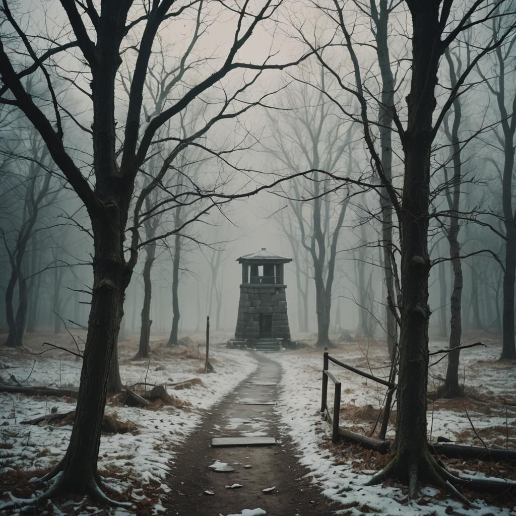 Dramatic Cinematic Still: Silence and Time