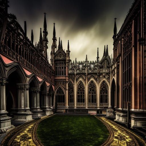 Hyperrealistic Gothic Novel Cover Concept Art