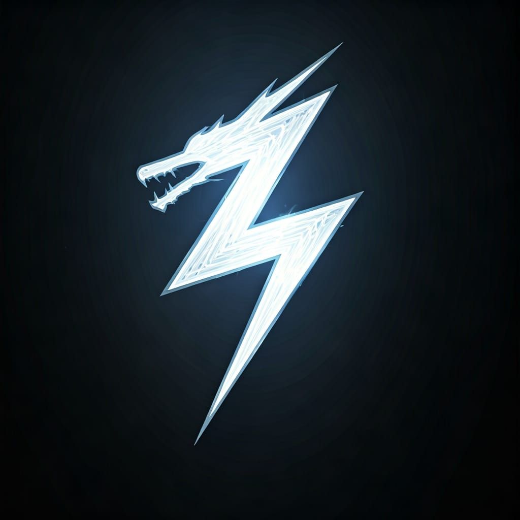 Dragon Shaped Lightning Bolt
