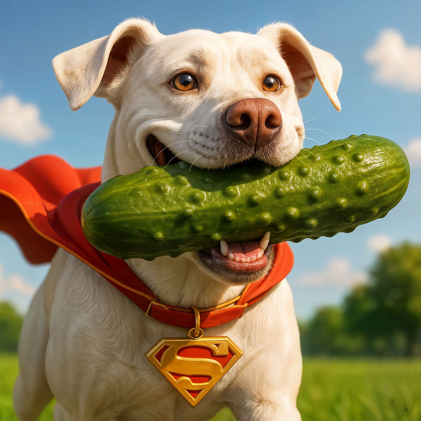 Krypto the Superdog with Pickle in CGI Style