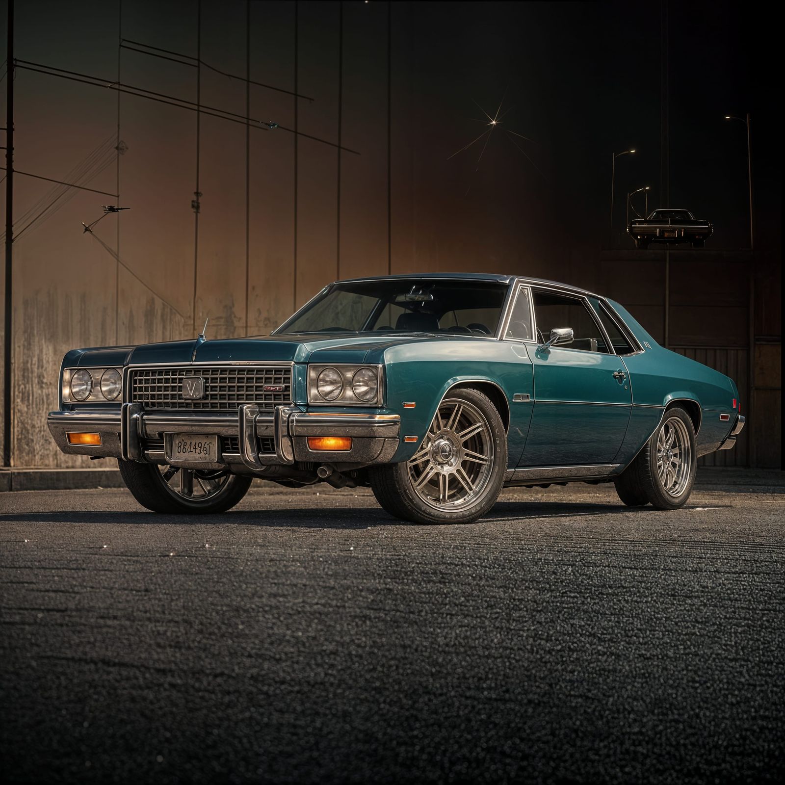 1975 Caprice Donk on 40-Inch Rims: Ultra Realistic