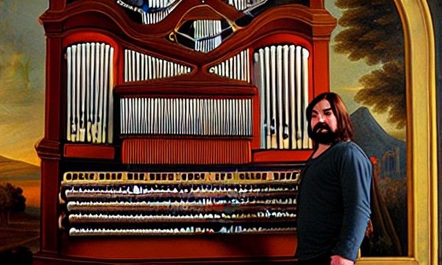 Matt Berry Plays Clockwork Organ in Classical Art