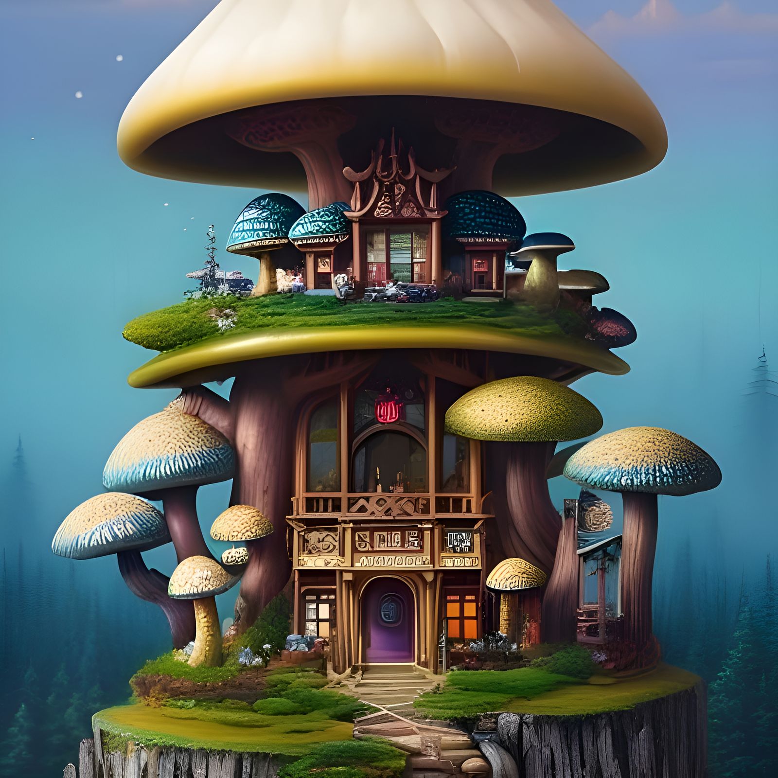 Mini Mushroom House II