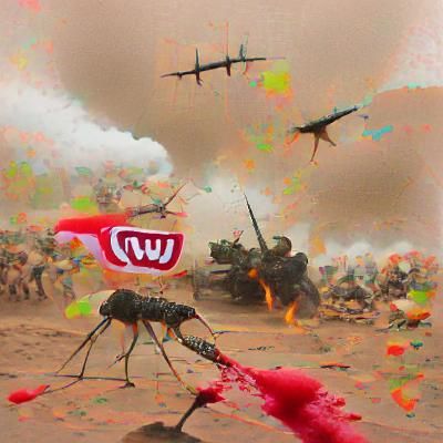 Visceral Depiction of War and Conflict