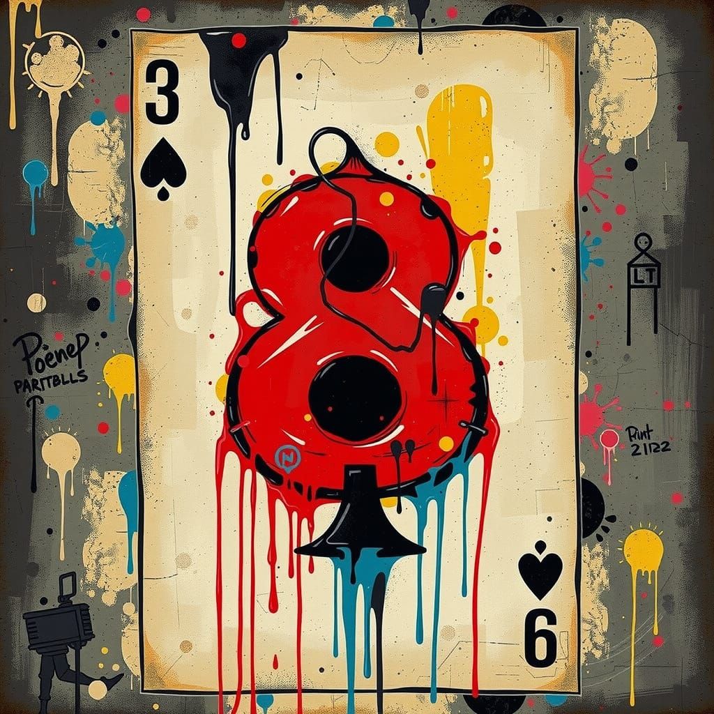 Vibrant Street Art Masterpiece in Bold, Expressive Style