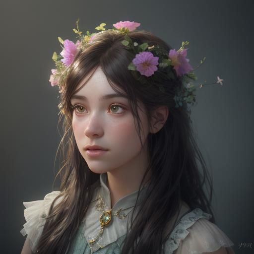 Fantasy Flowers and Lights in a Jar: Hyperrealistic Concept ...