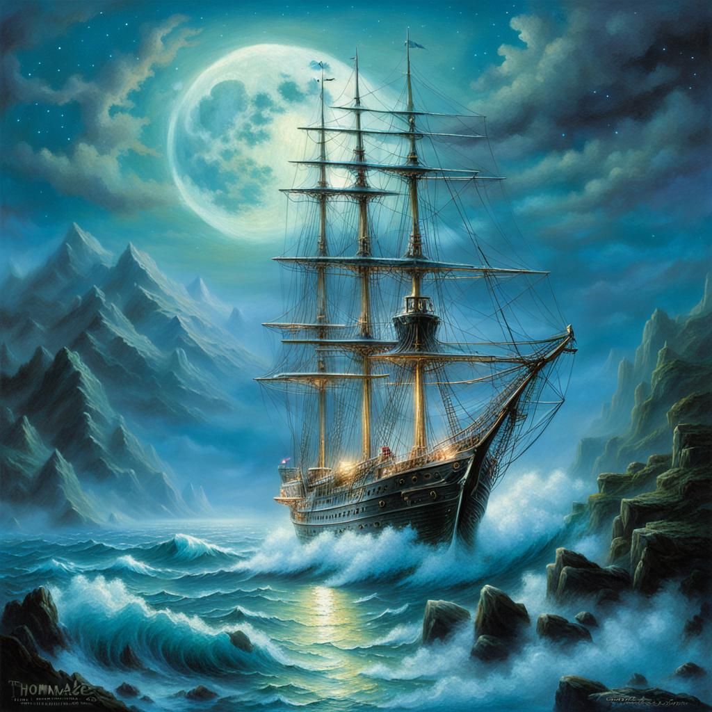 Spectral Flying Dutchman in Straits of Magellan