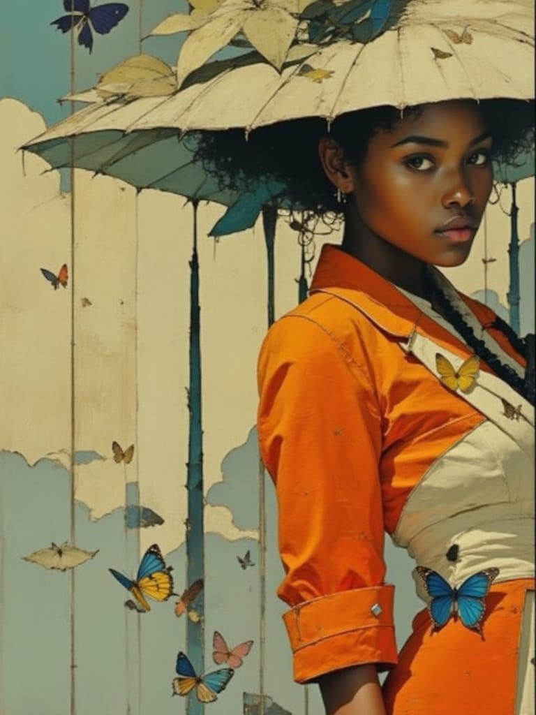 Vibrant Zoot Suit Paradise in Cool Blues and Turquoise