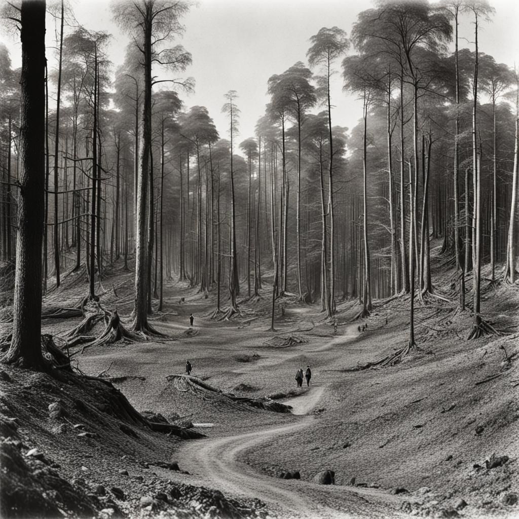 Human Decomposition Research Facility in Wooded Area