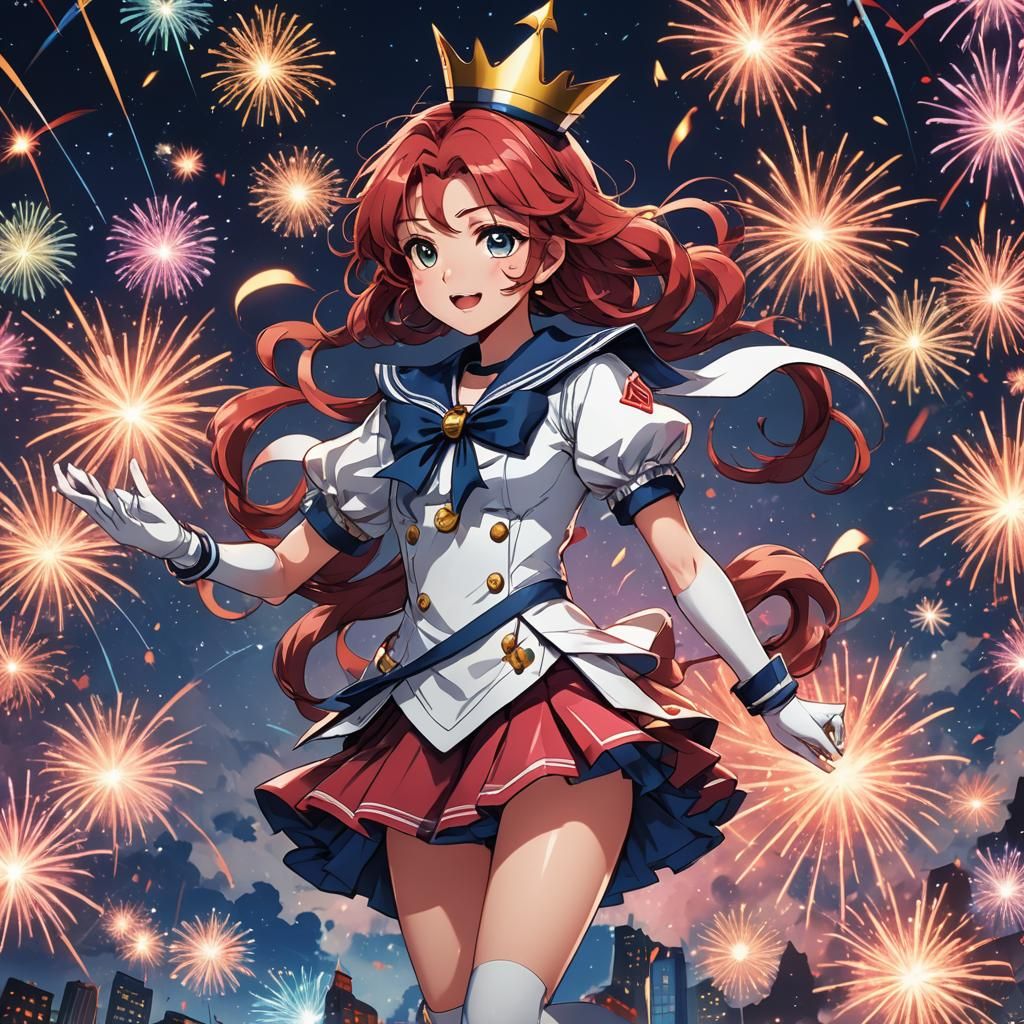 Sailor Cherrybomb, Anime Manga Scan Art