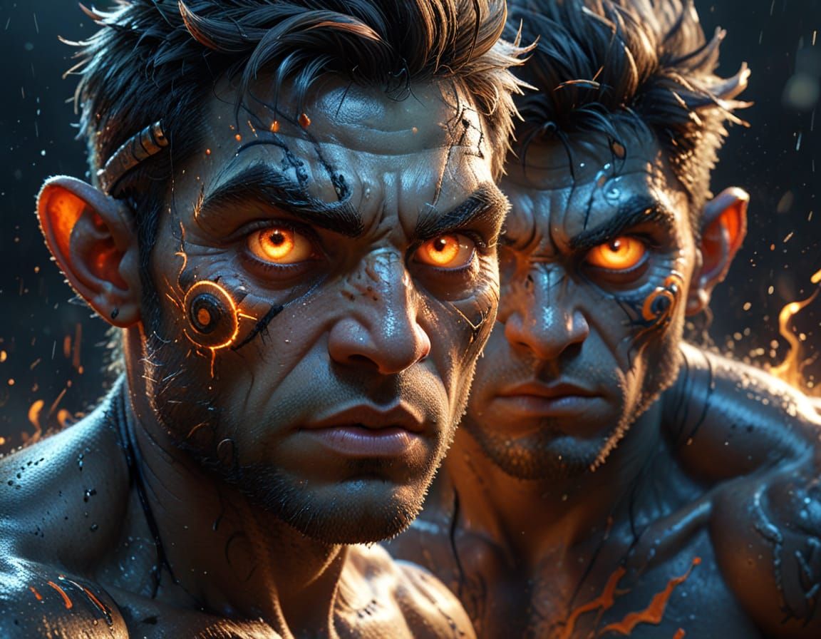 Trolls Training: A Hyper-Realistic Sports Illustration