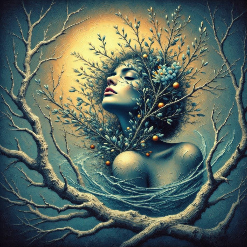 <lora:Nature Portraits:1.0> Crashing waves of surrealism