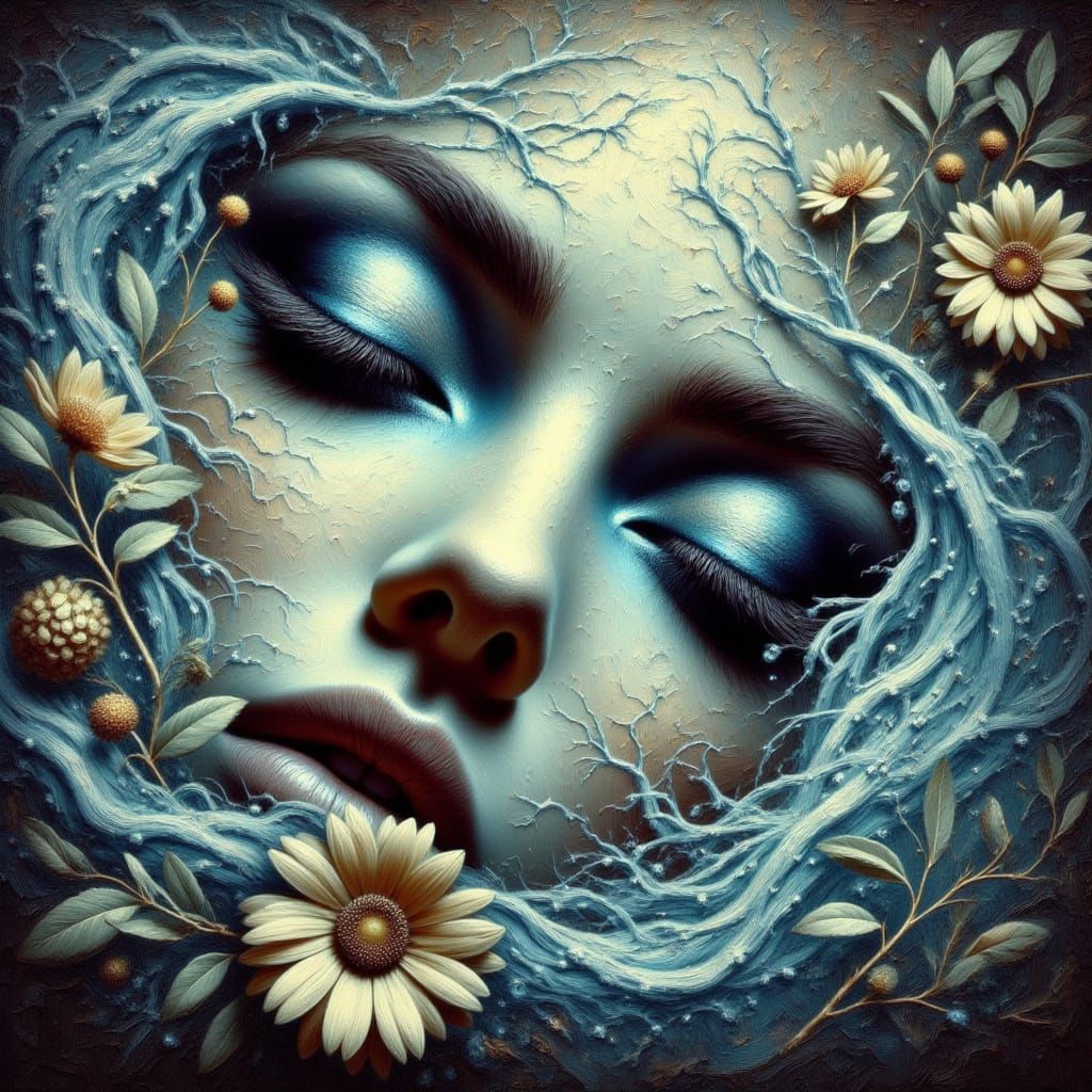 <lora:Nature Portraits:1.0> Crashing waves of surrealism