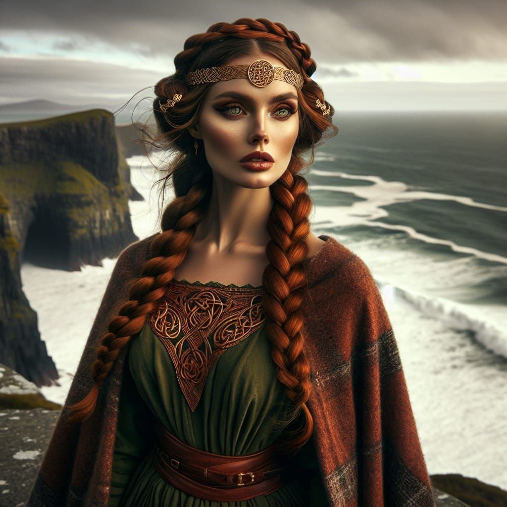 Celtic Goddess Mór Muman on Dunmore Head