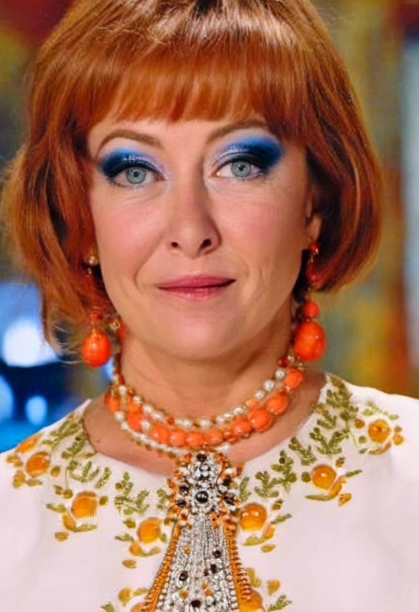 Misty Mountain Woman: Dreamy Atmospheric Landscape