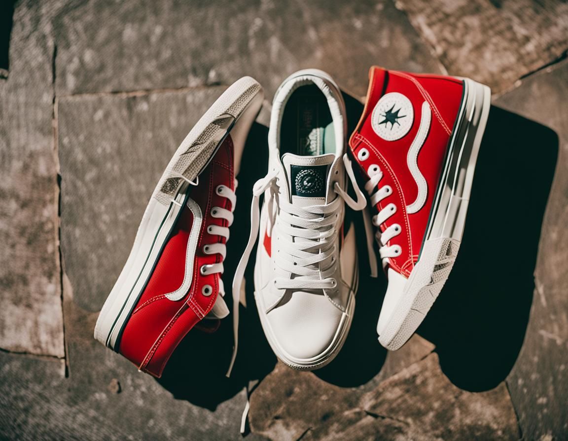 Skater Sneakers for Weddings: Cinematic Still